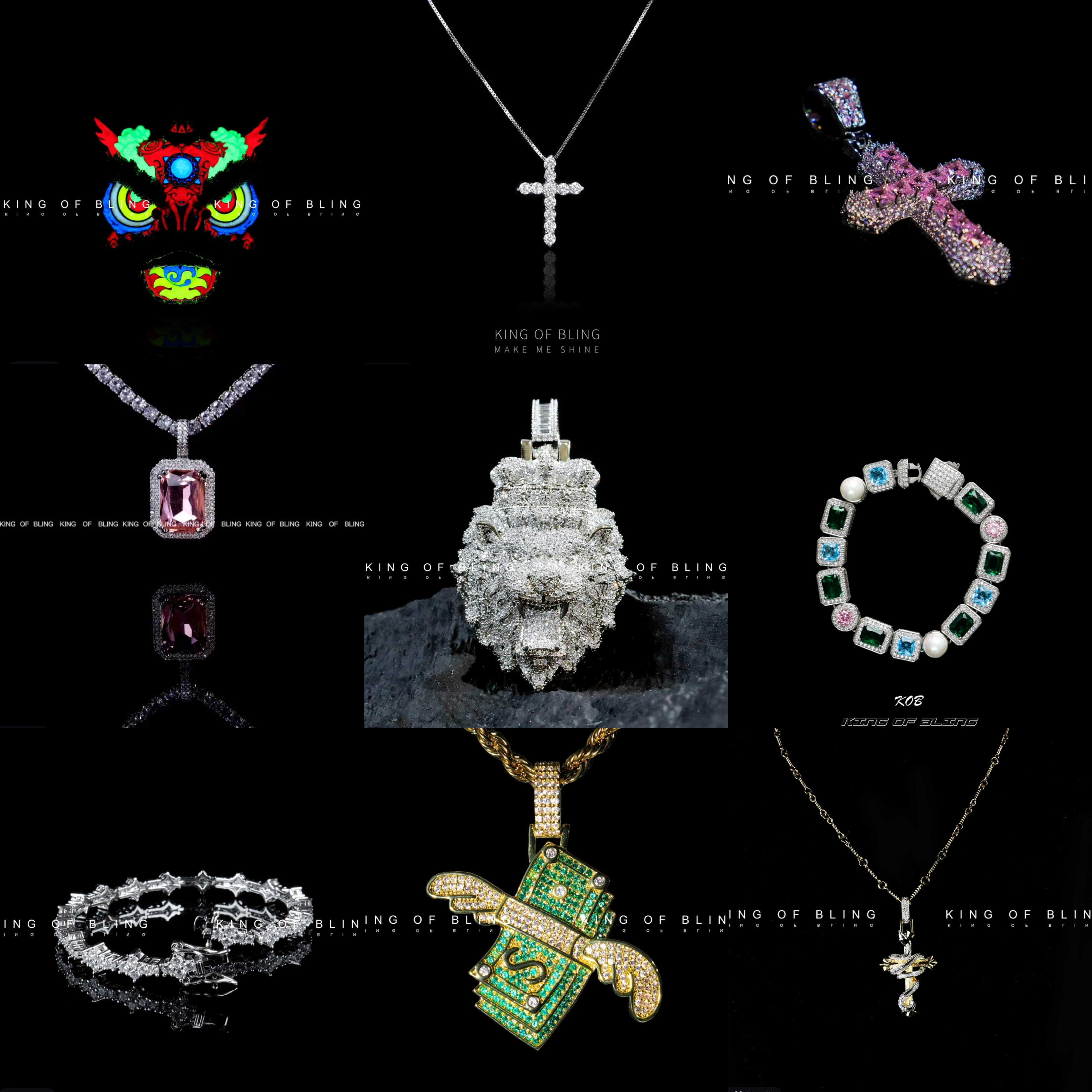 铜合金合成锆石手链 随机饰品