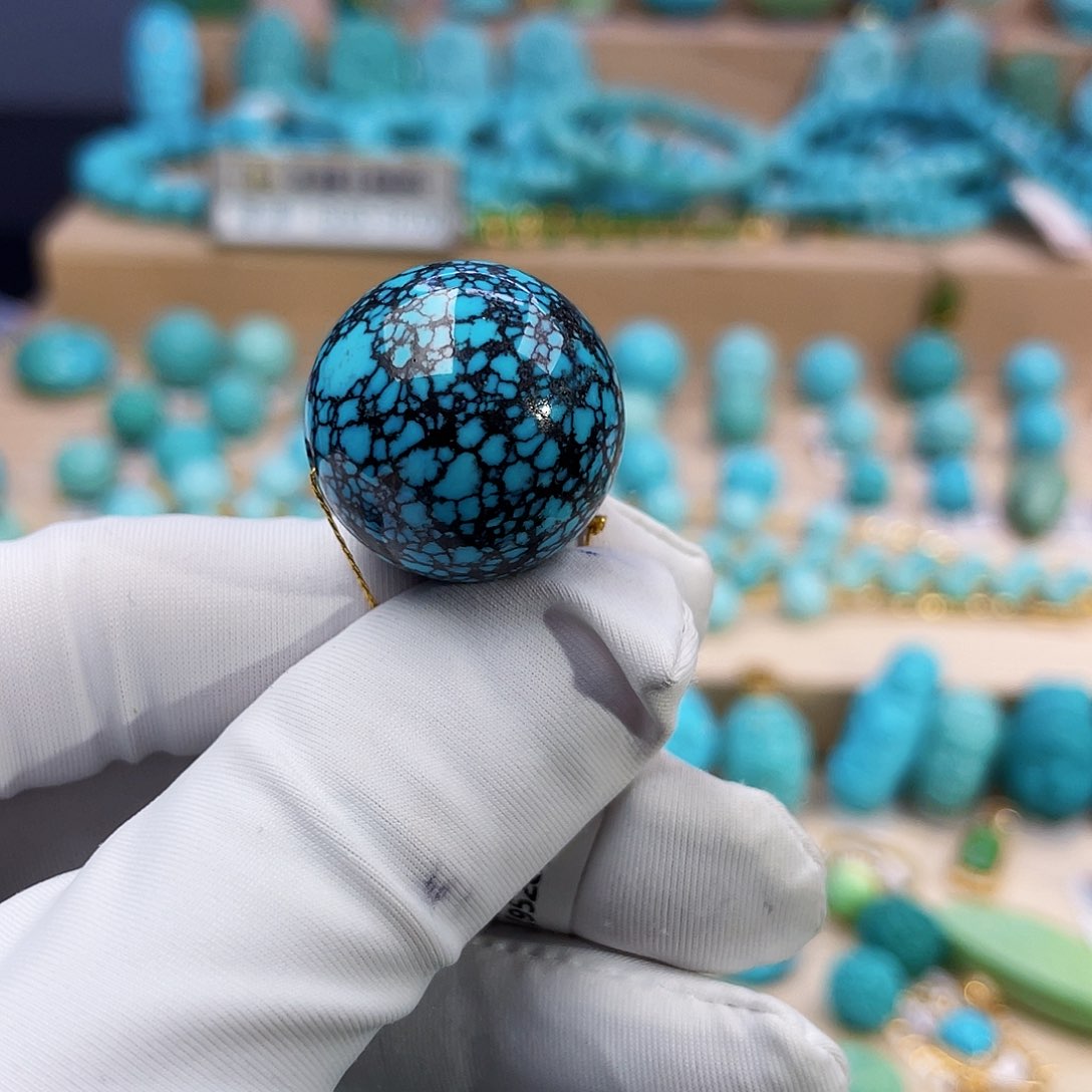 绿松石珠宝奇石未镶嵌