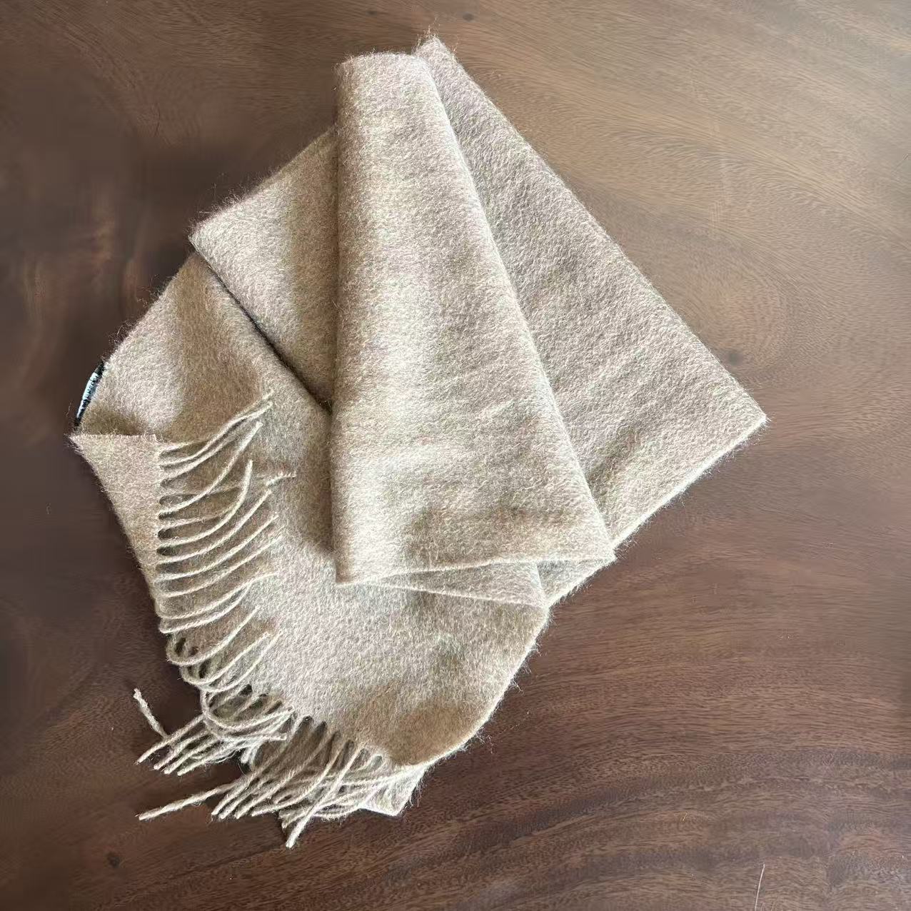 Jinmstudio丨100山羊绒流苏边围巾622501A0131