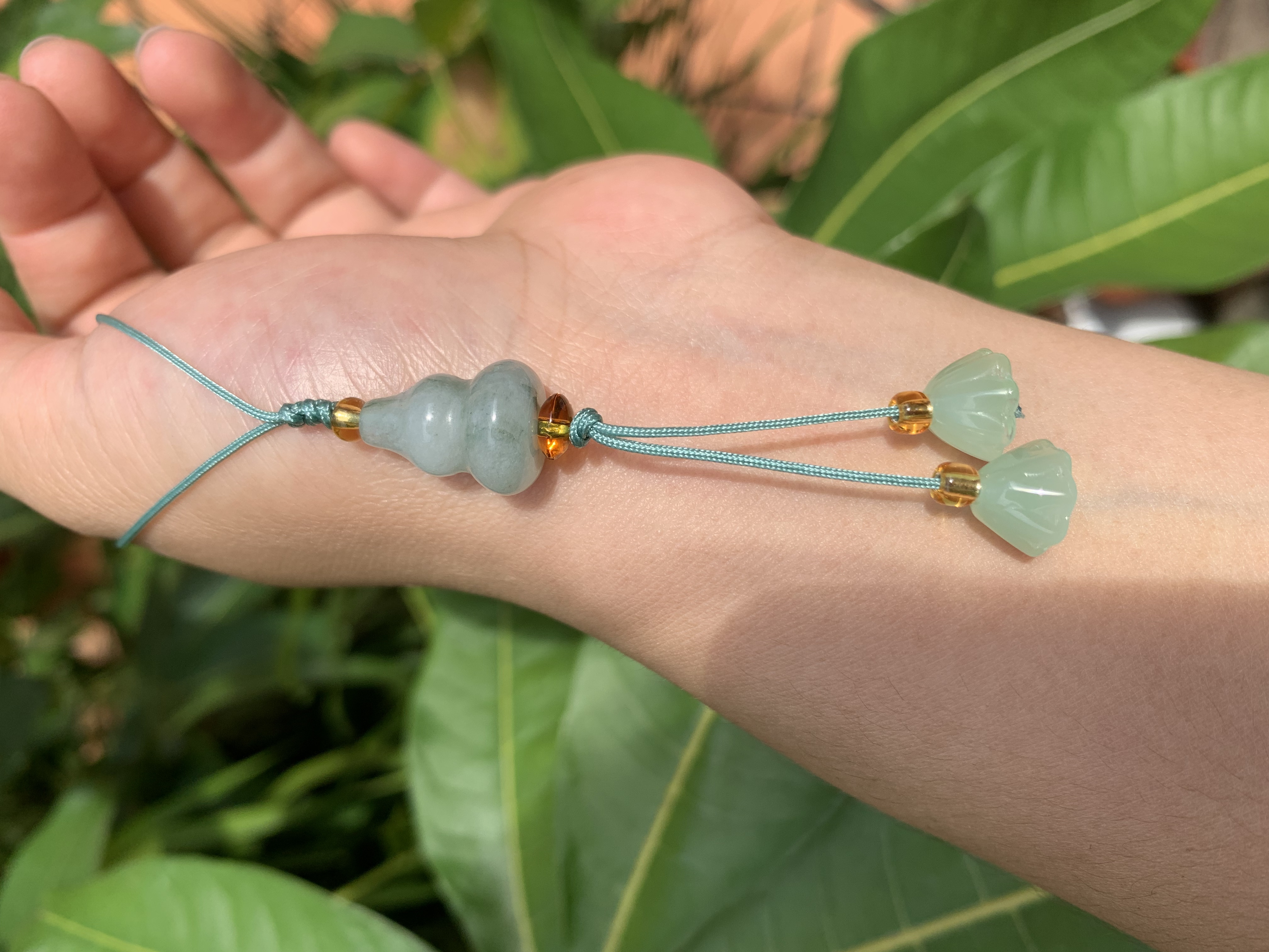 缅翠记葫芦石英质玉流行简约款