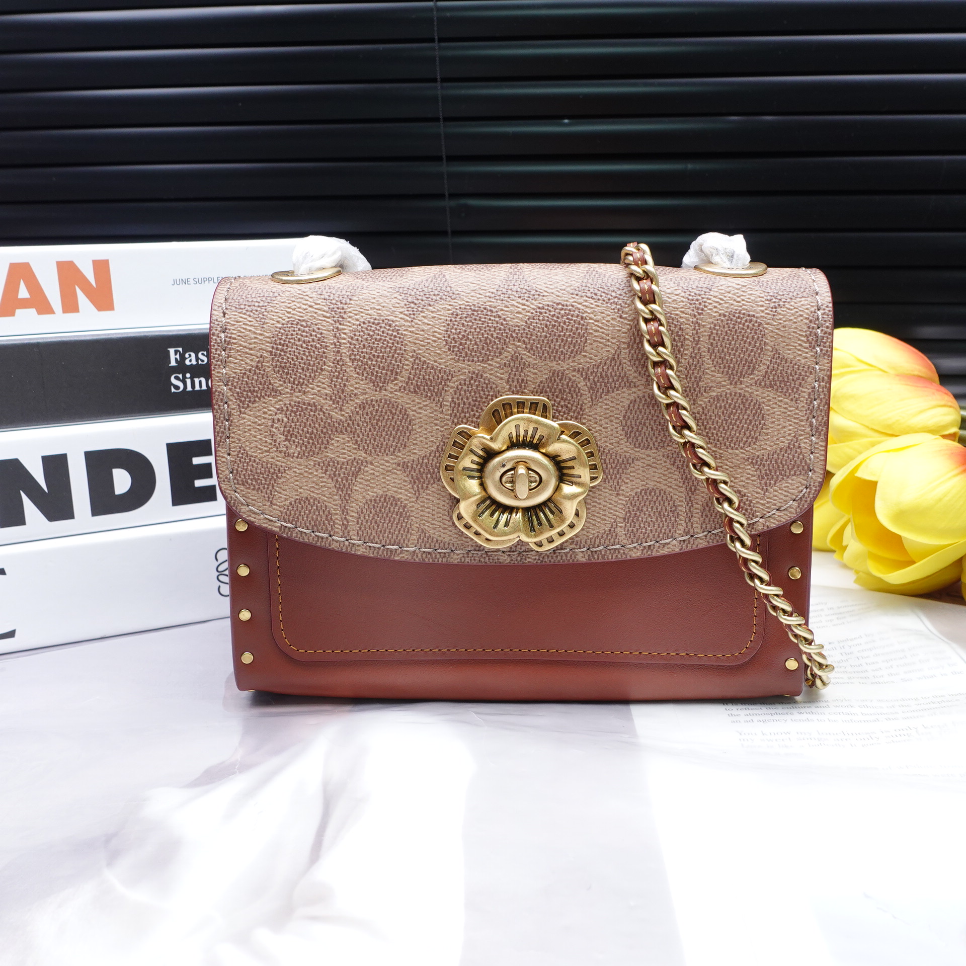 95新 COACH/蔻驰 单肩包/T10291274