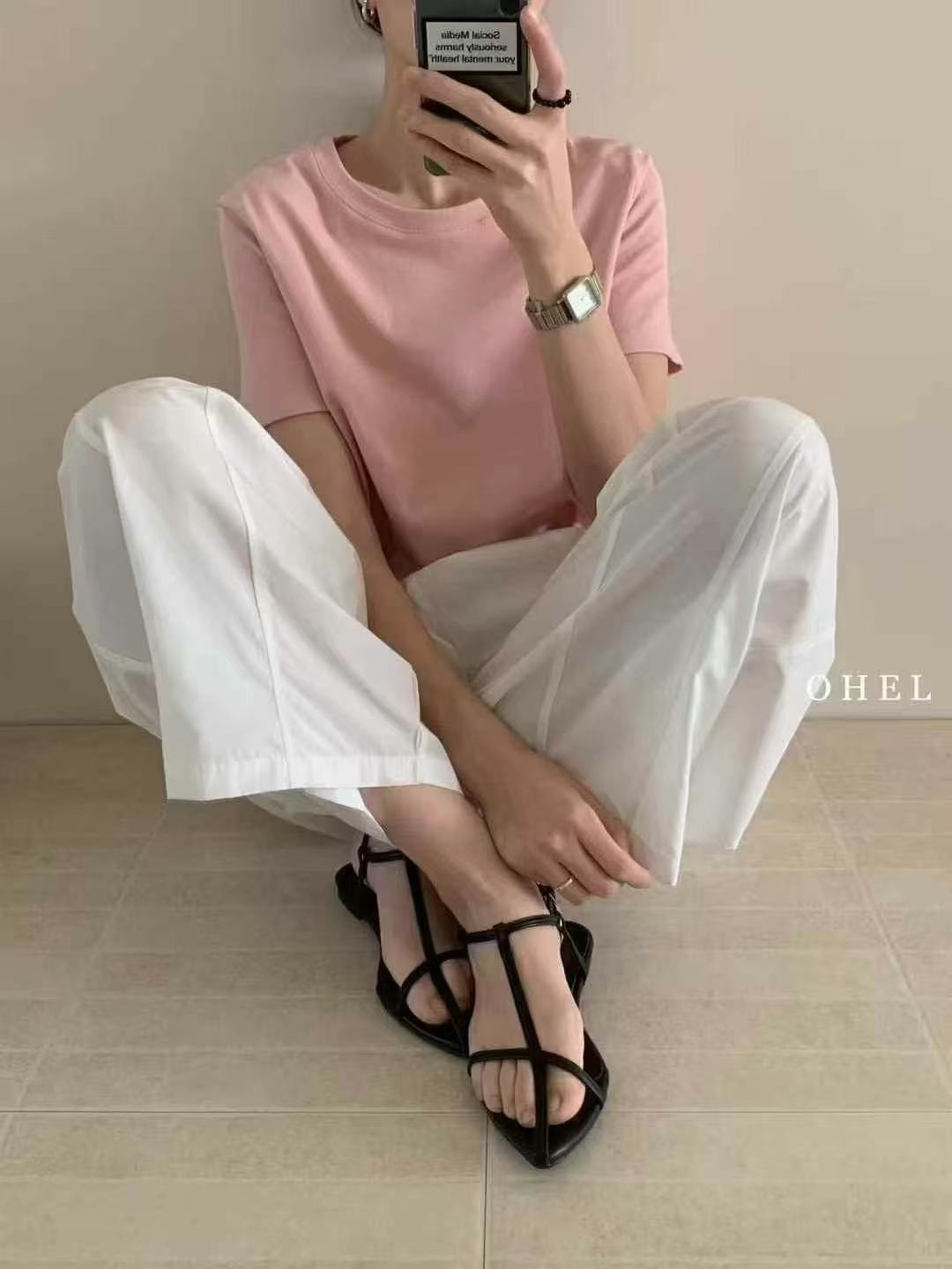 珍姐家纯色短袖2019/2020货号