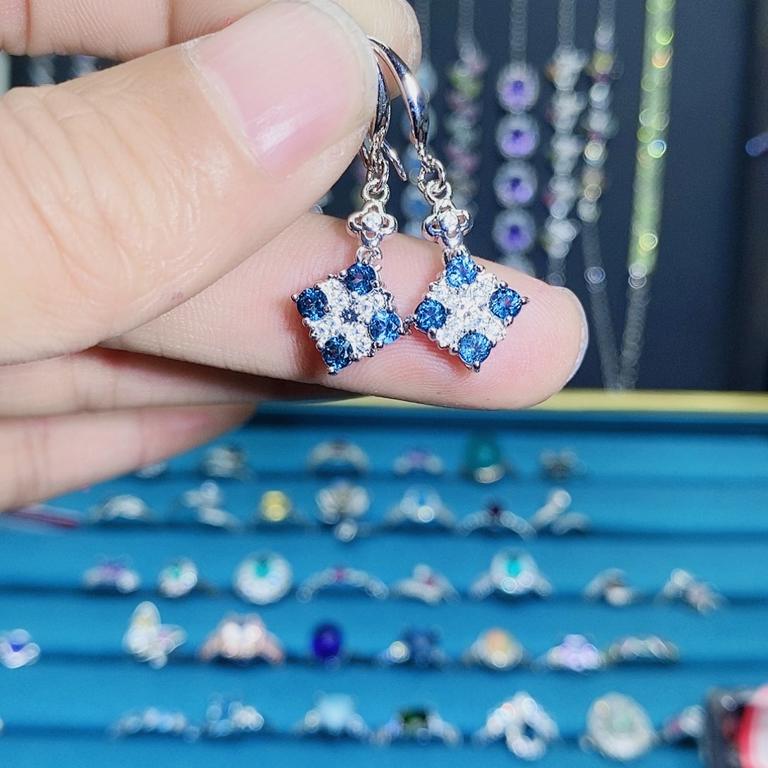 紫晶珠宝半成品银S925镶嵌