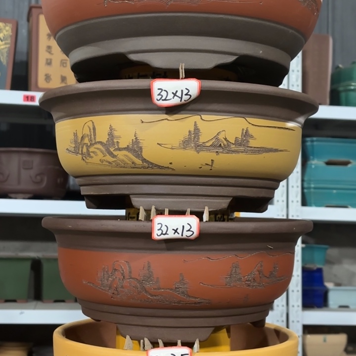 紫砂花盆              100-4