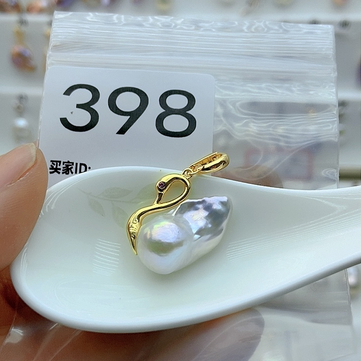 淡水珍珠颈饰银S925镶嵌