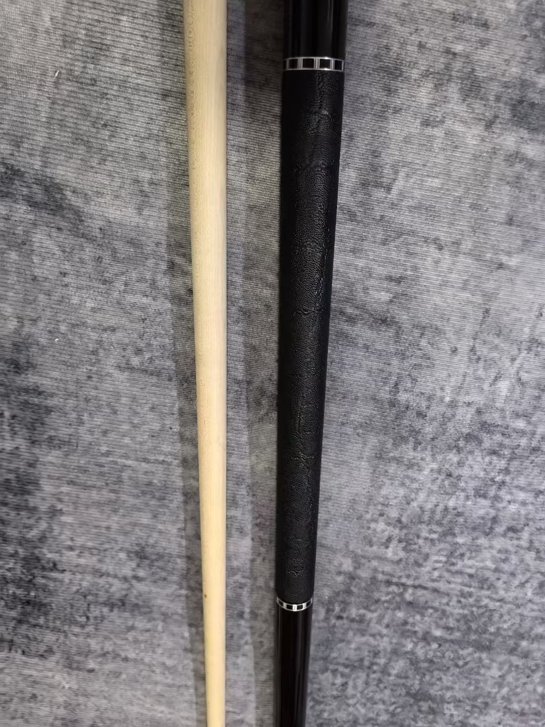 EXC黑檀素面皮把纯镶嵌款手工➕杆桶