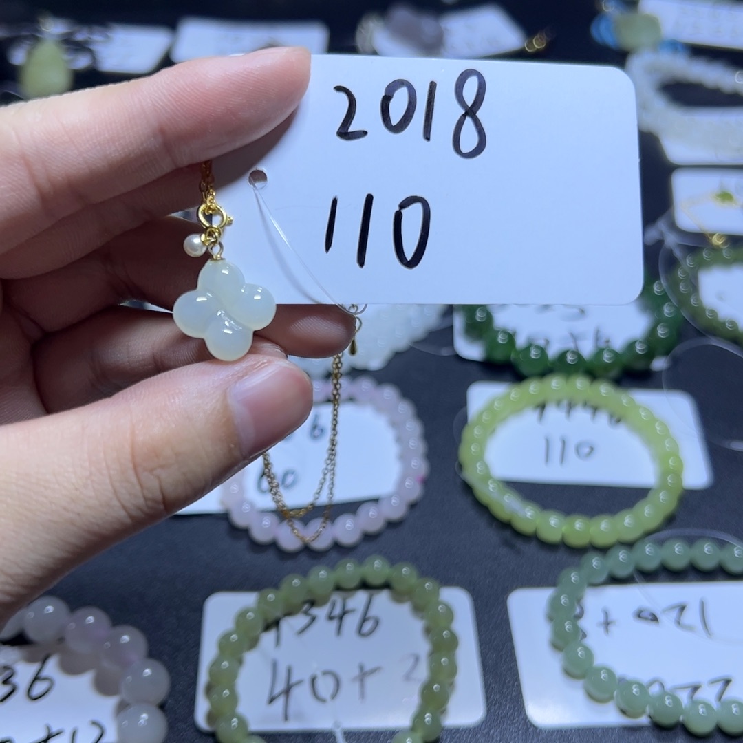 和田玉未镶嵌吊坠(不含链)2018