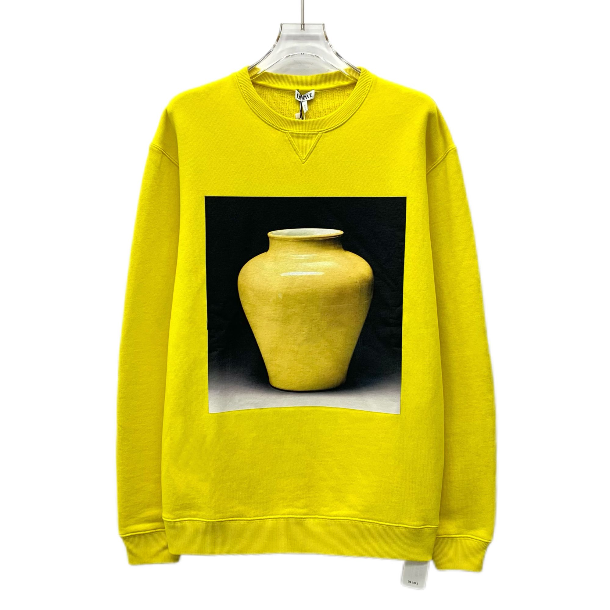 全新未使用 LOEWE/罗意威  DM0210  23款陶瓷摄影印花卫衣 S码