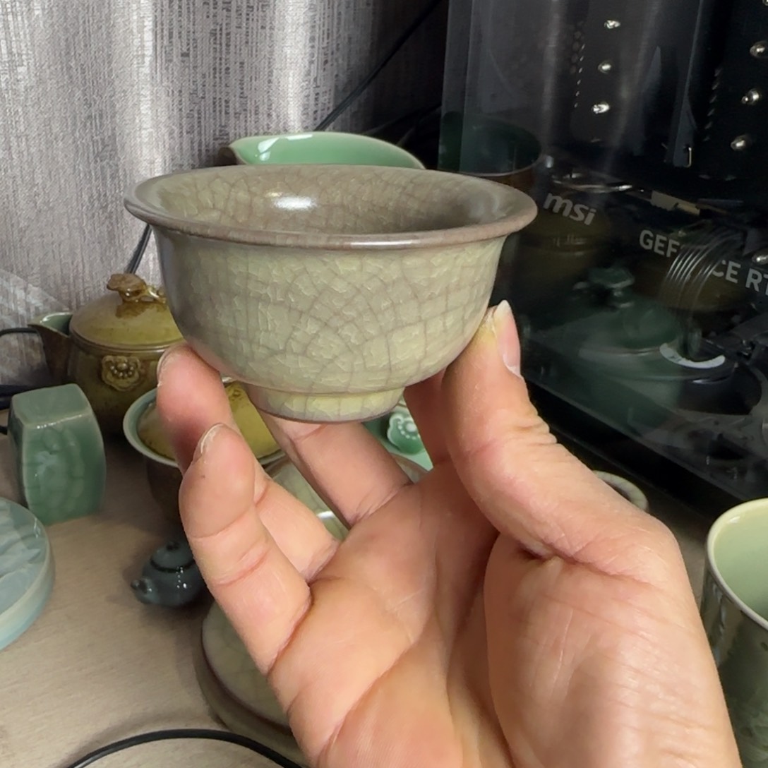 小金茶器青瓷茶具