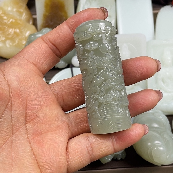 和田玉（糖玉）挂件未镶嵌