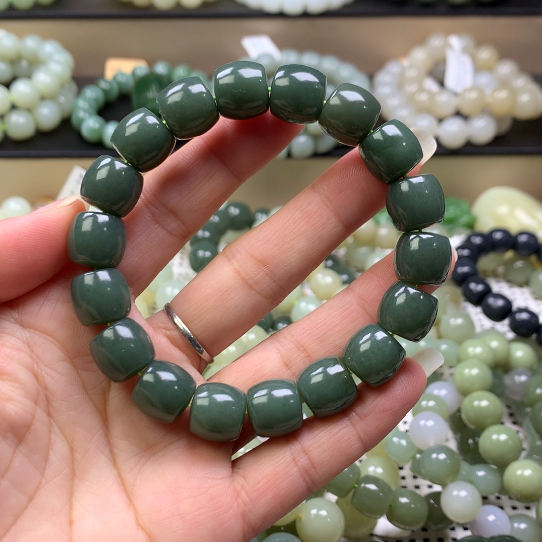 和田玉手链未镶嵌