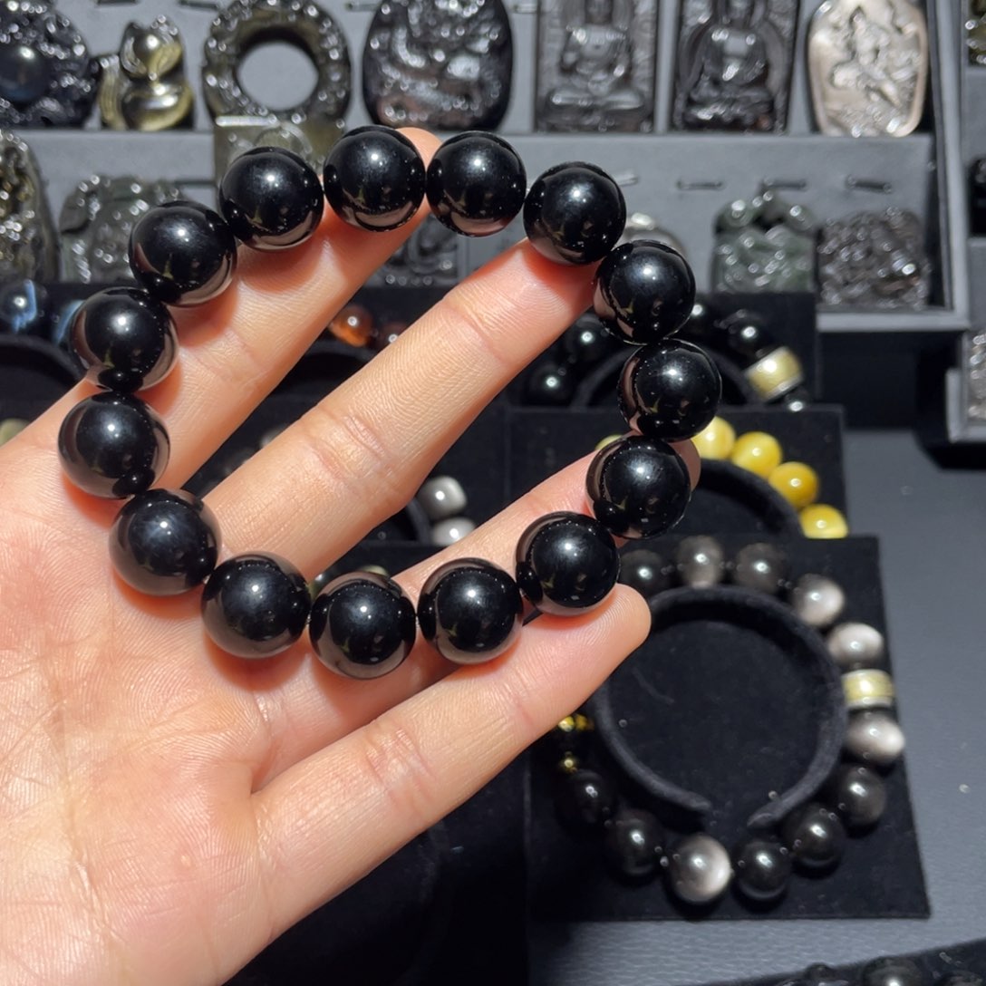 黑曜岩颈饰未镶嵌✨