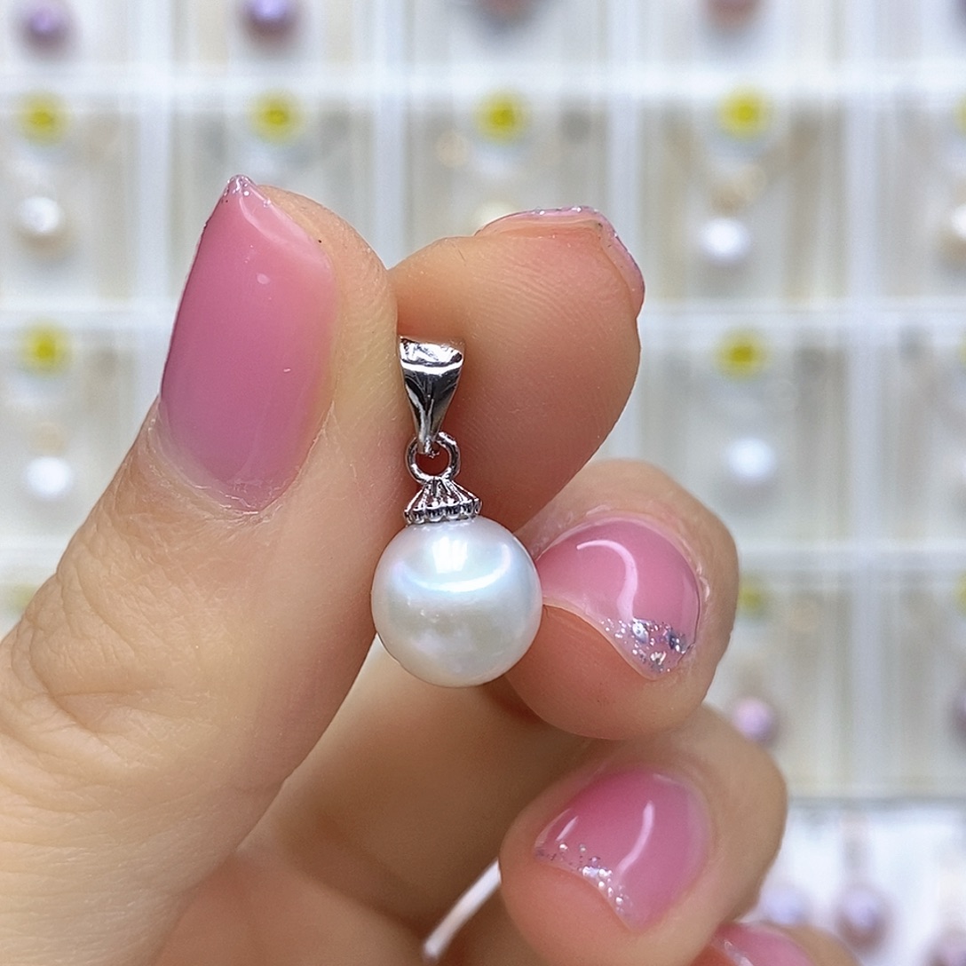 淡水珍珠未镶嵌吊坠(不含链)