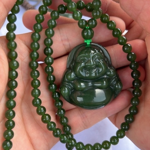 【闪购商品】和田玉（碧玉）未镶嵌颈饰