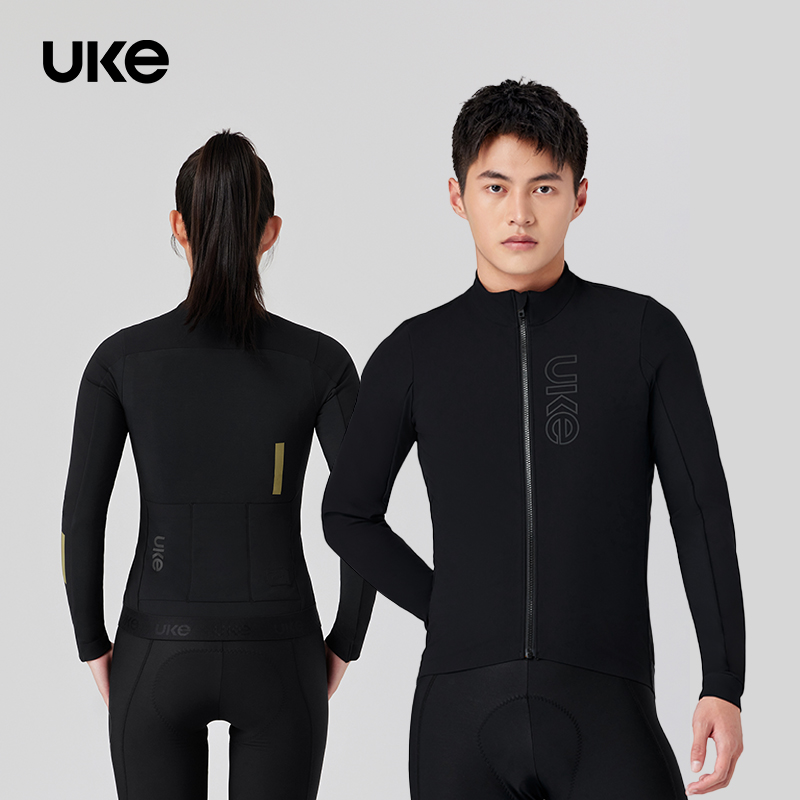 UKE男女秋冬零度双层防风骑行夹克防泼水骑行服防寒 星域/星轨