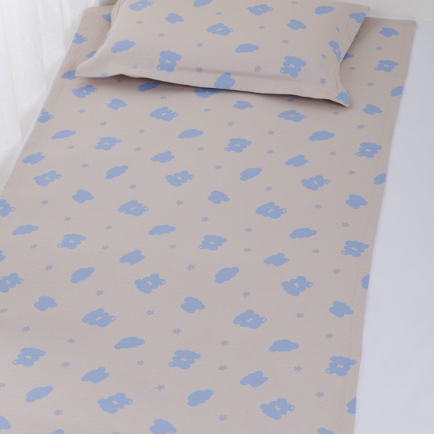 雅赞雅赞针织棉床单  75*150 150*200尺寸多功能透气薄款