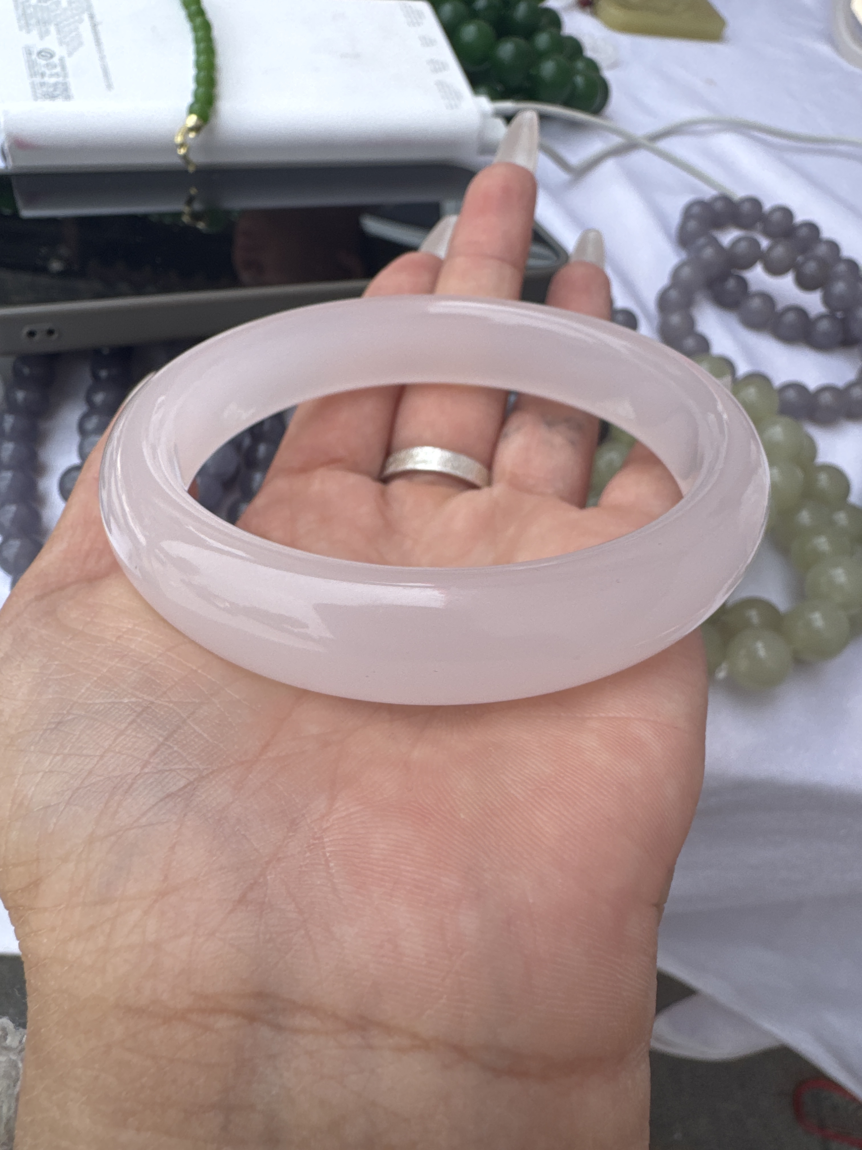 高端精品藕粉手镯 52-64