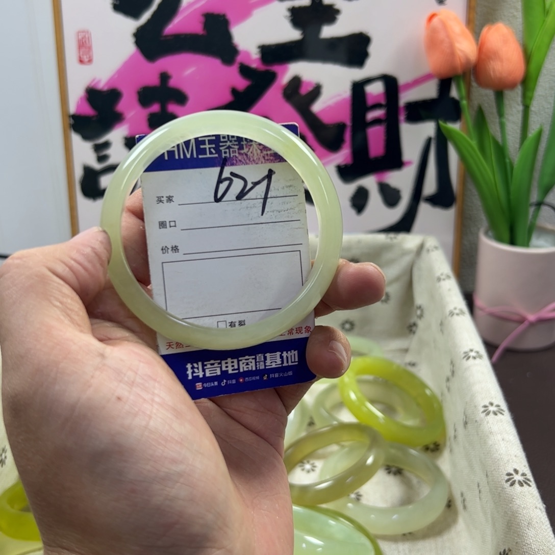 蛇纹石玉手镯未镶嵌458