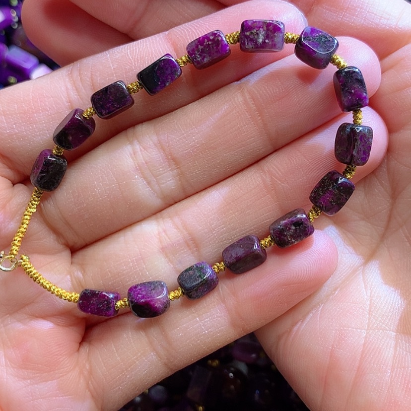 【闪购商品】苏纪石（舒俱来）手链18K金镶嵌