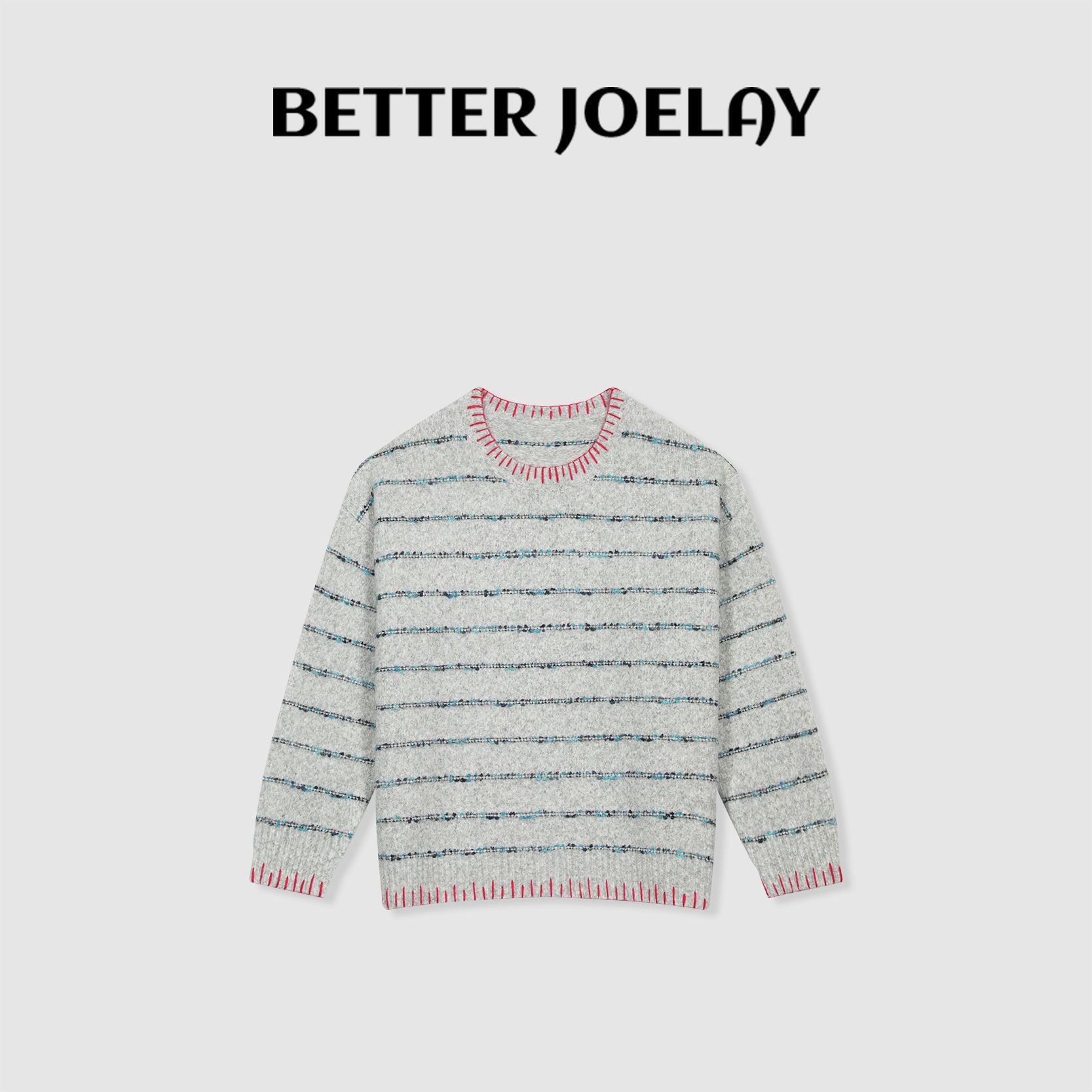 BETTER JOELAY-【岁岁叙】针织套头毛衣舒适百搭洋气韩版LL5620