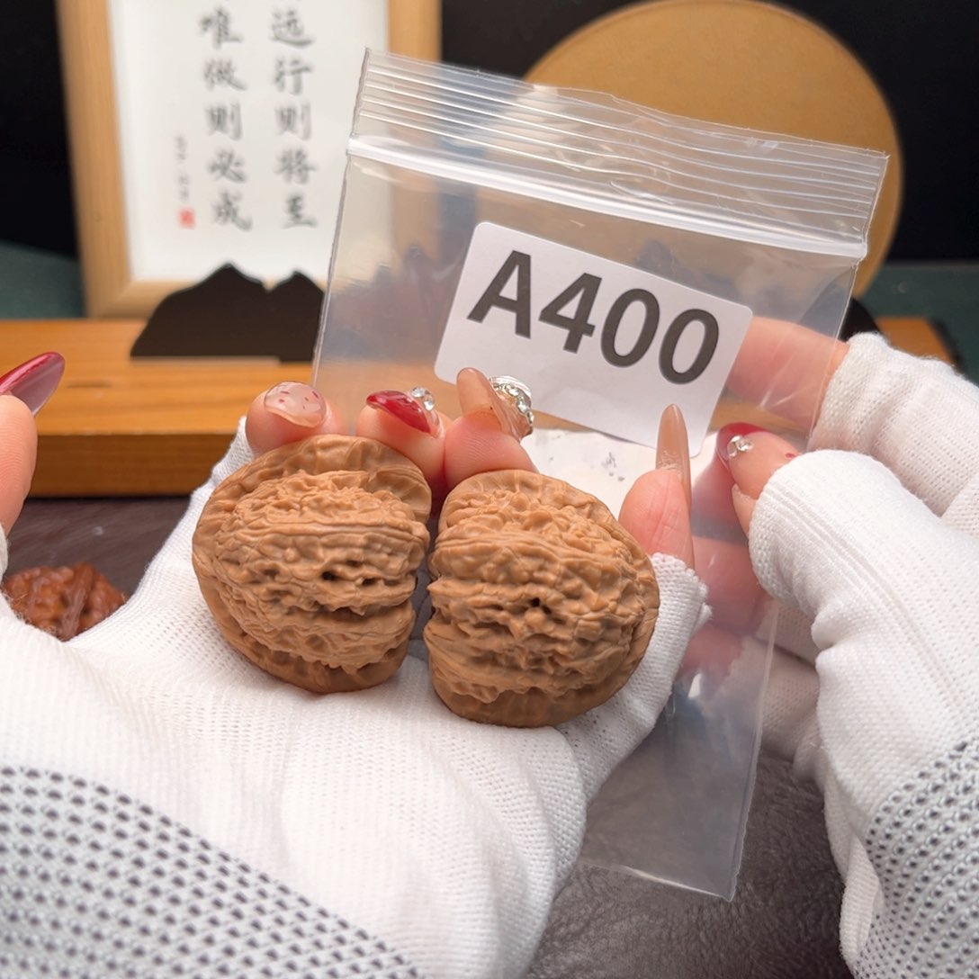 文玩核桃把件38白狮子a 400