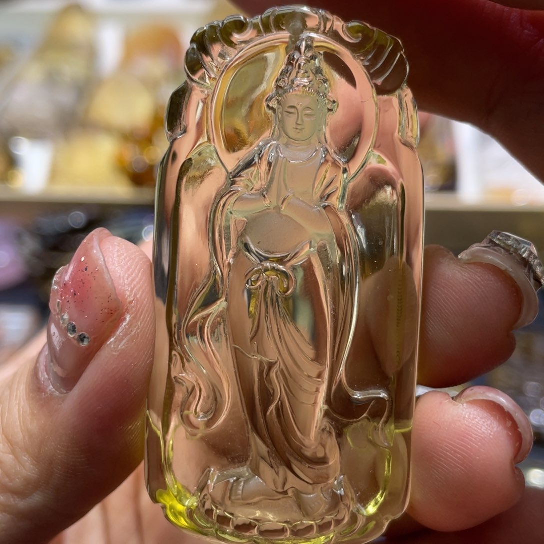 水晶颈饰未镶嵌定制