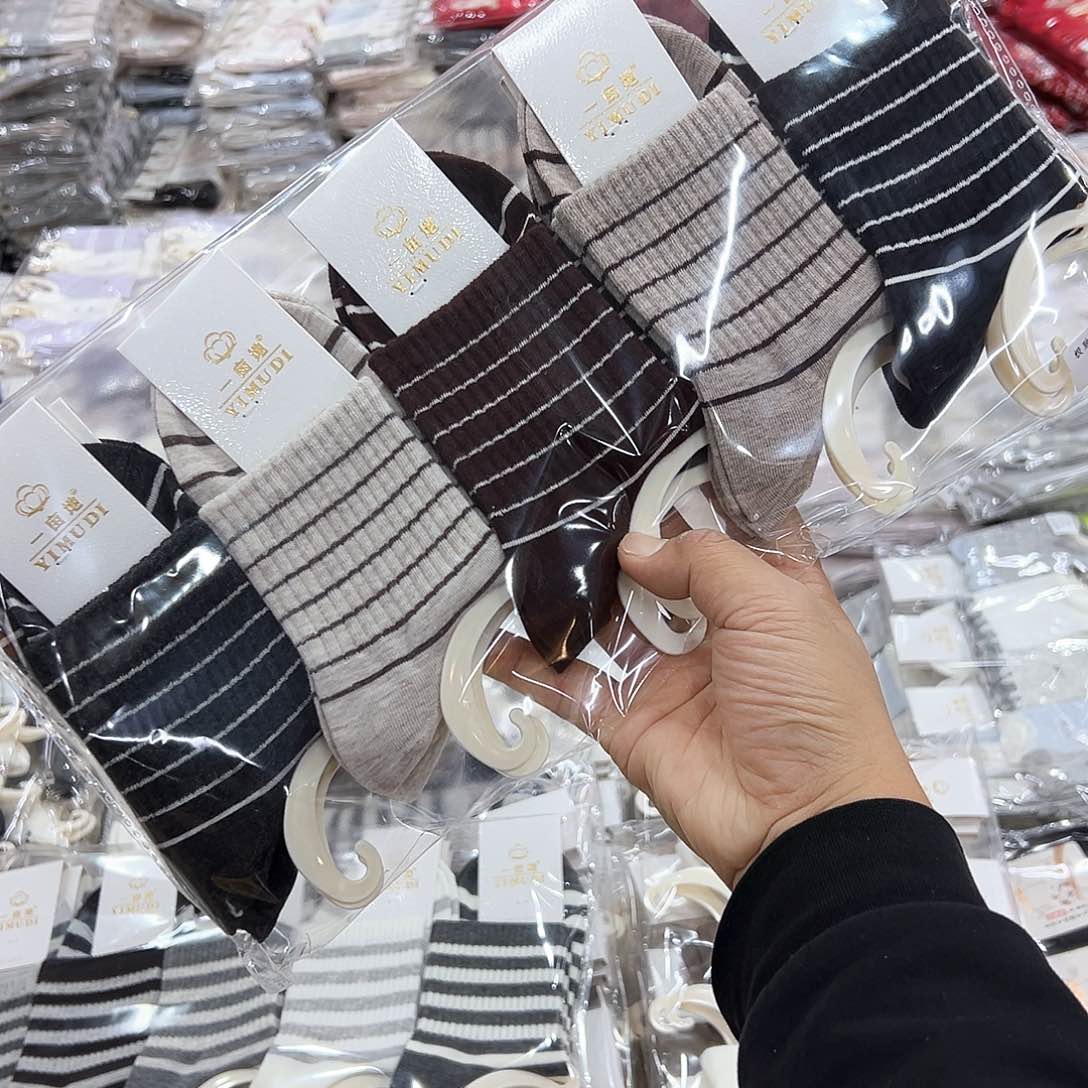 长绒棉女士系长袜子一包10双