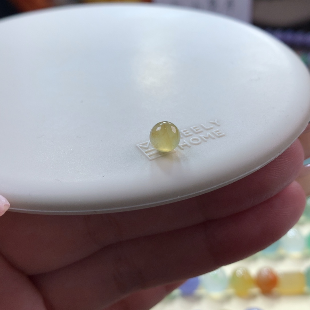 翡翠颈饰未镶嵌翡翠高冰冰黄翡卡6+