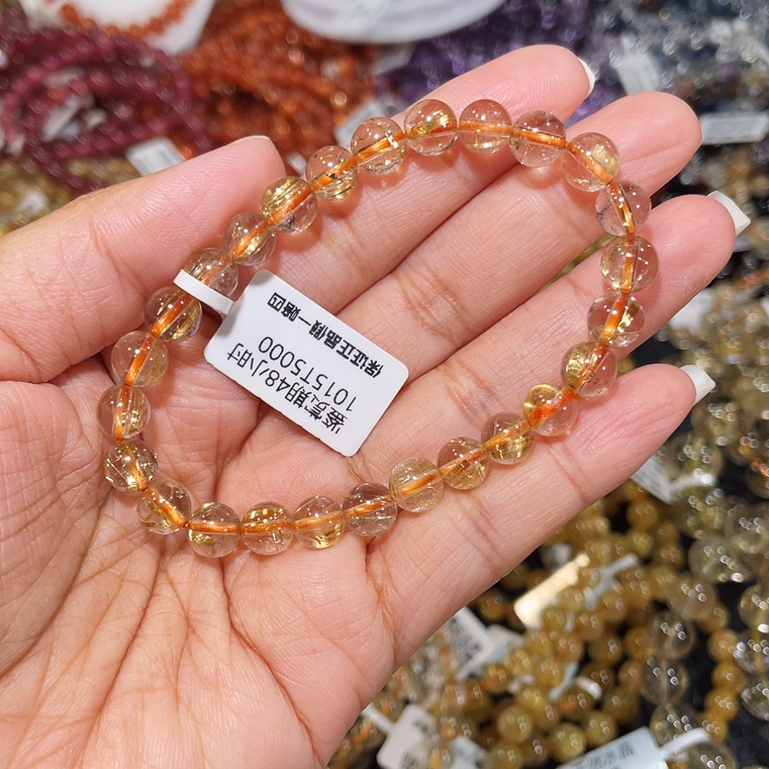 W****手串水晶未镶嵌已实名金发7m