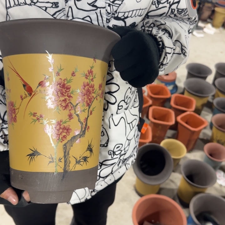 紫砂花盆紫砂花盆口径21/26