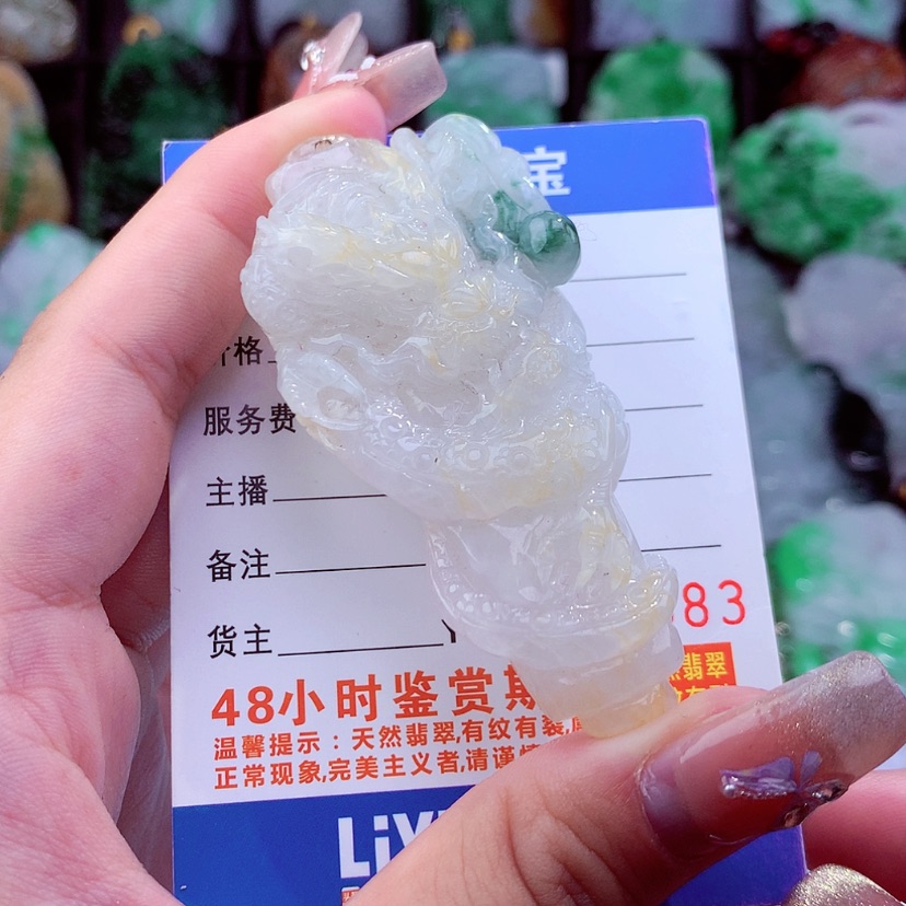 【闪购商品】翡翠颈饰未镶嵌挂件