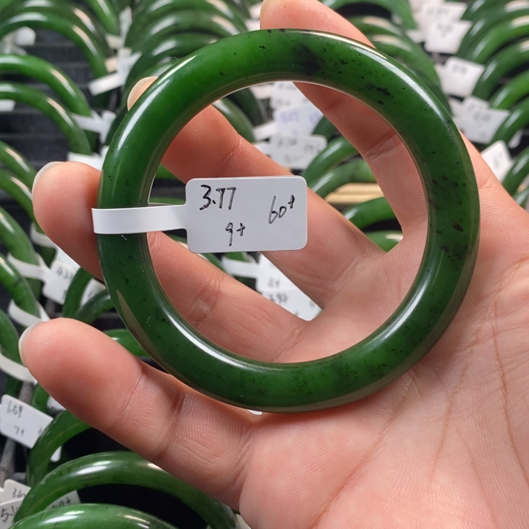 和田玉（碧玉）未镶嵌手镯60