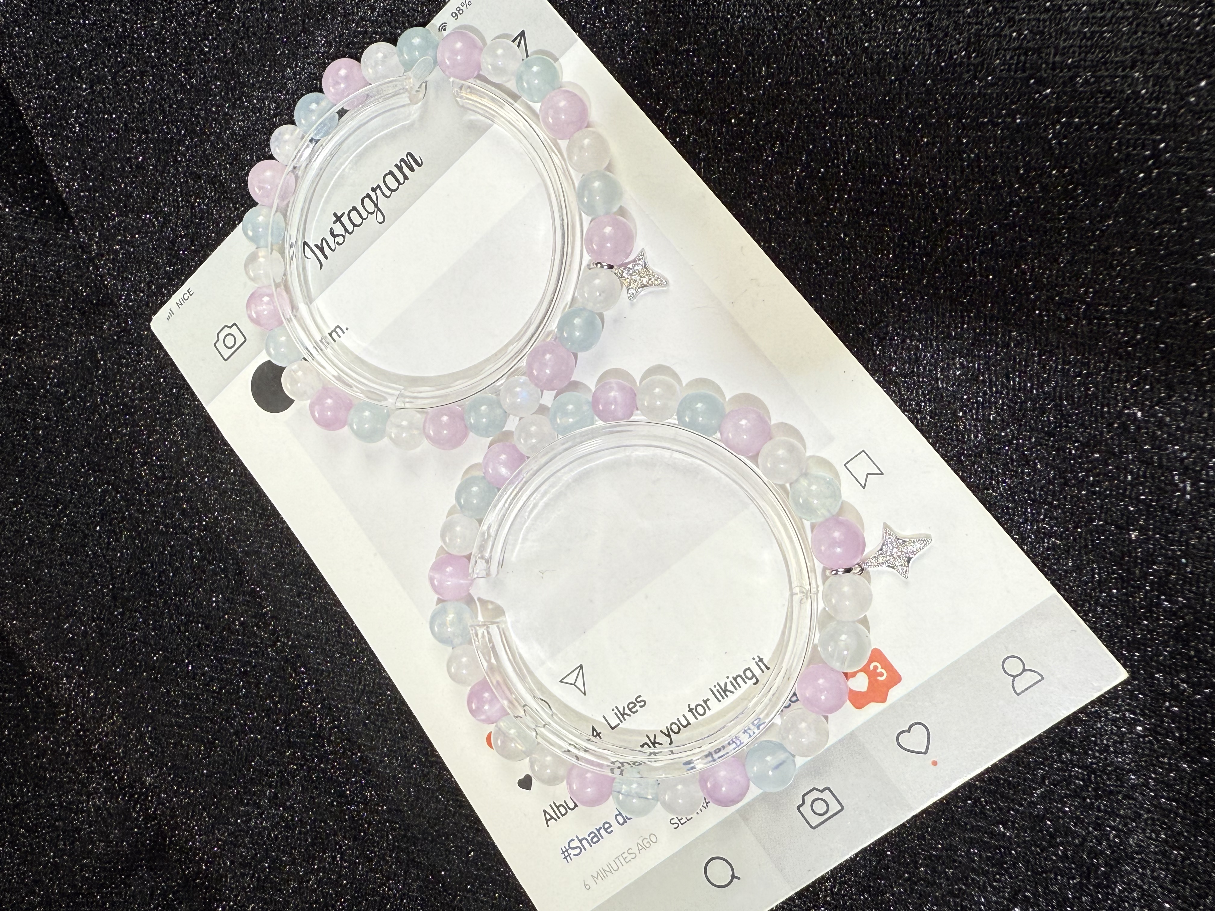 Y282碎碎冰星辰手串