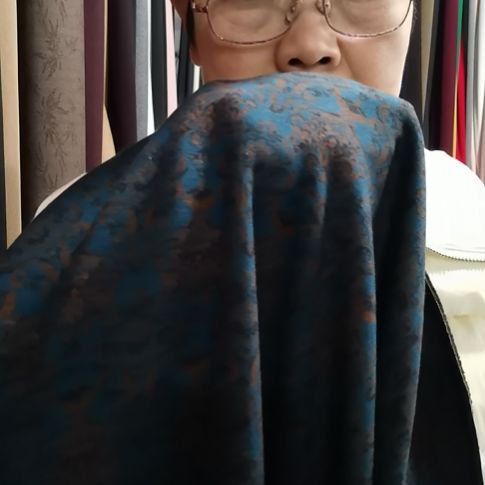 雕绒布料宋锦湖兰1.2米