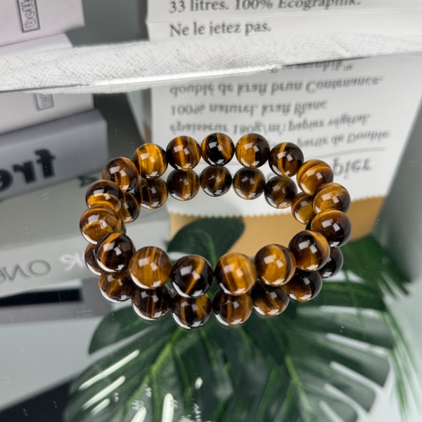 s021天然黄虎眼单圈手串多样发其一