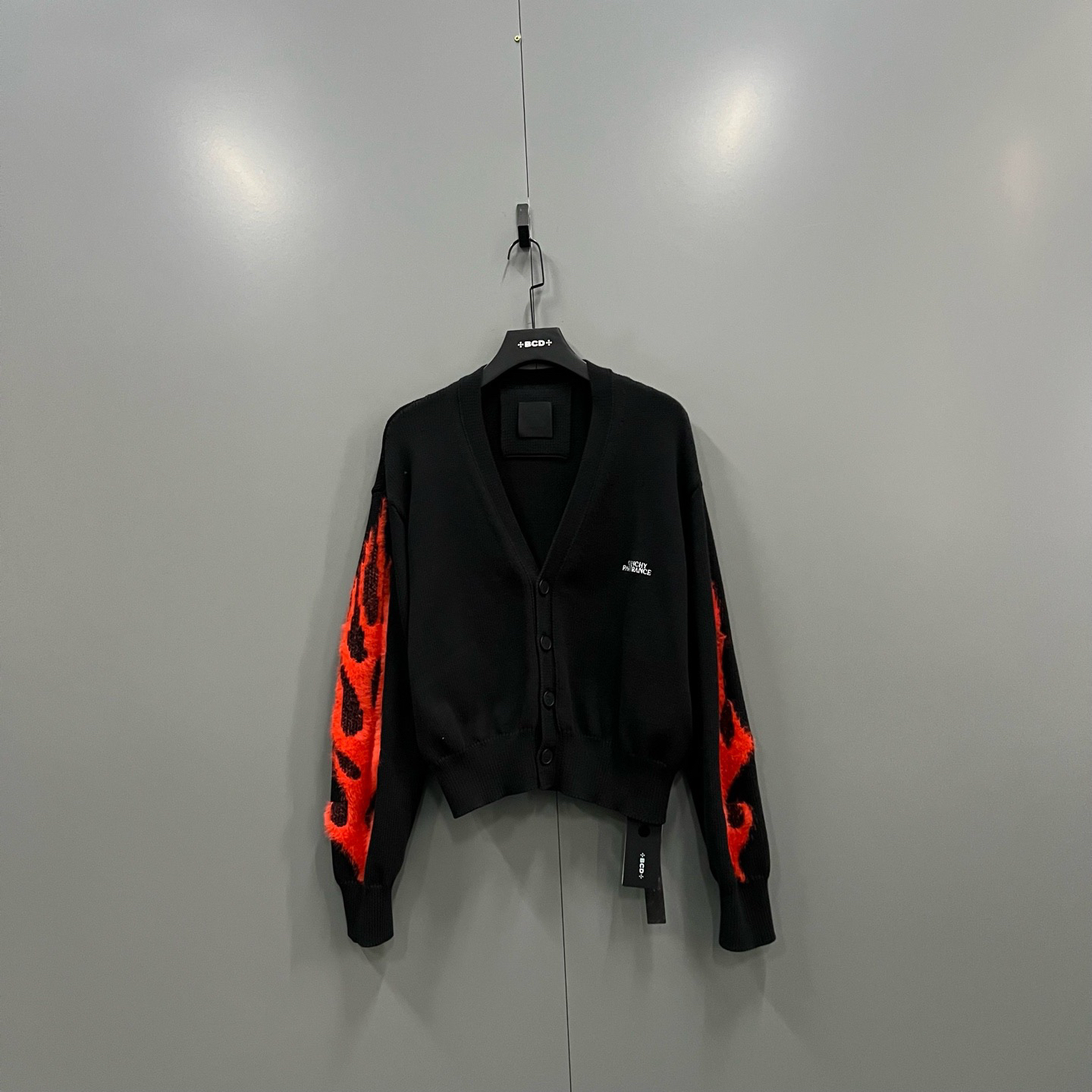 99新 Givenchy/纪梵希 (ll) 侧边火焰图案开衫 S码/018232