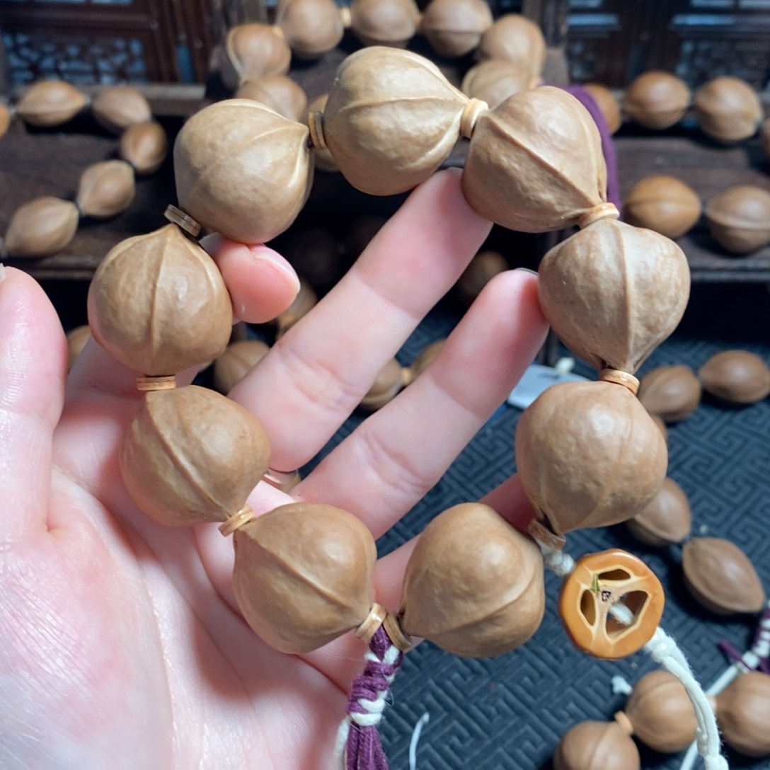 橄榄核手串/手链2325梅林铁三花橄榄核