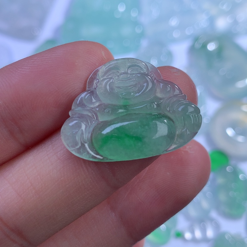 【闪购商品】翡翠颈饰未镶嵌缅甸A货翡翠