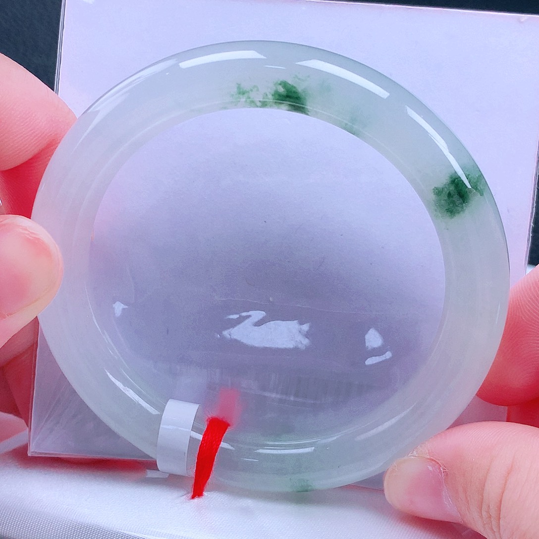 未镶嵌手镯（圆镯）翡翠55圈