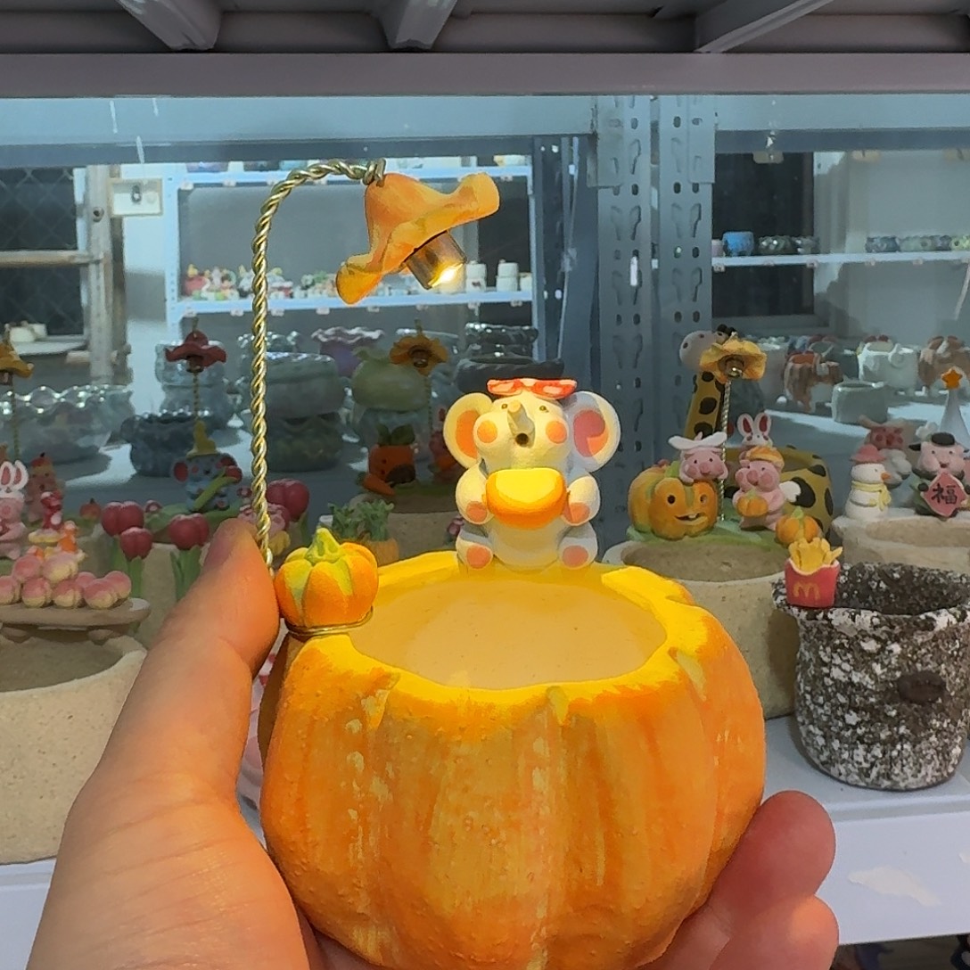 厂家直销手工花盆摆件