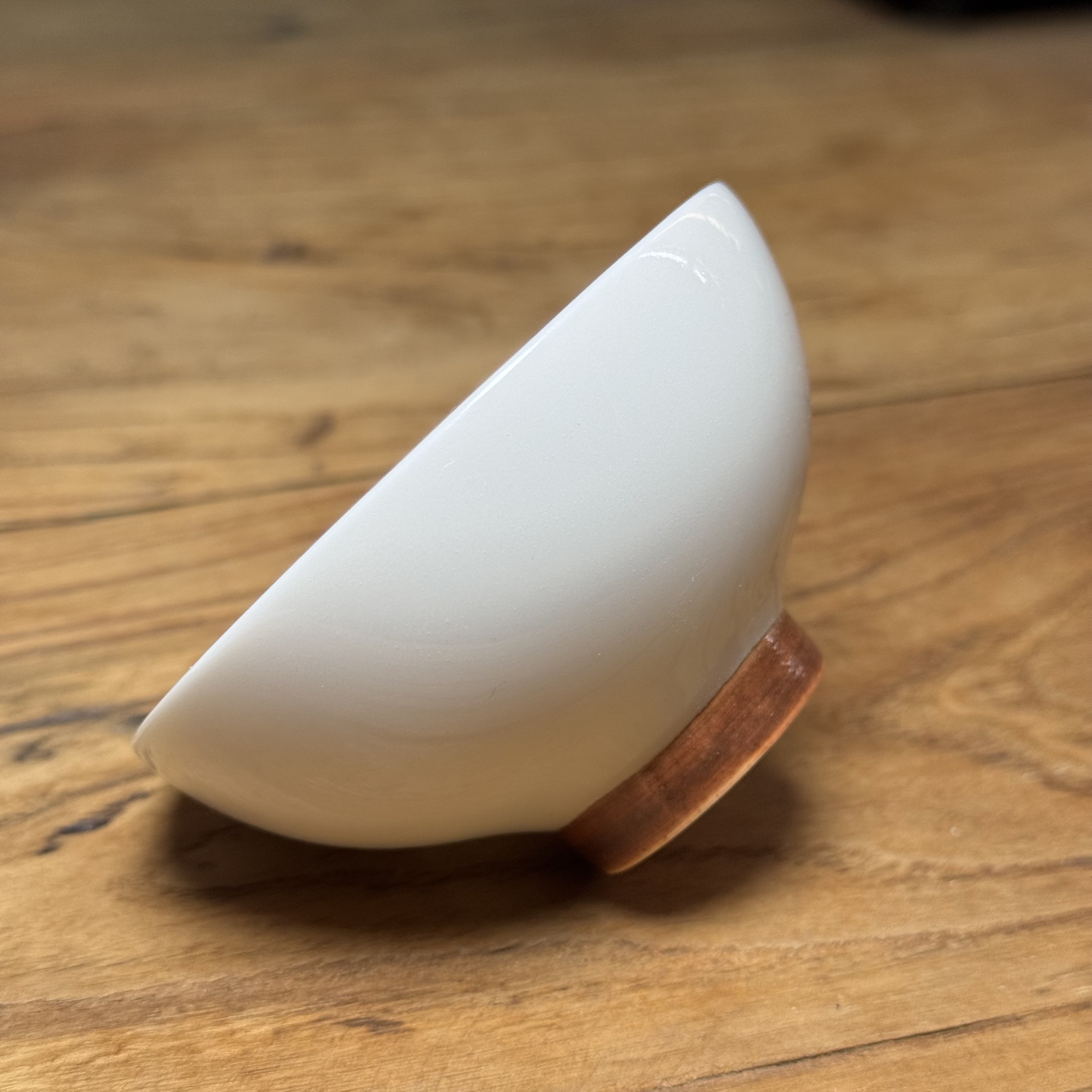 鸡心杯 甜白釉 90cc  张武平制 