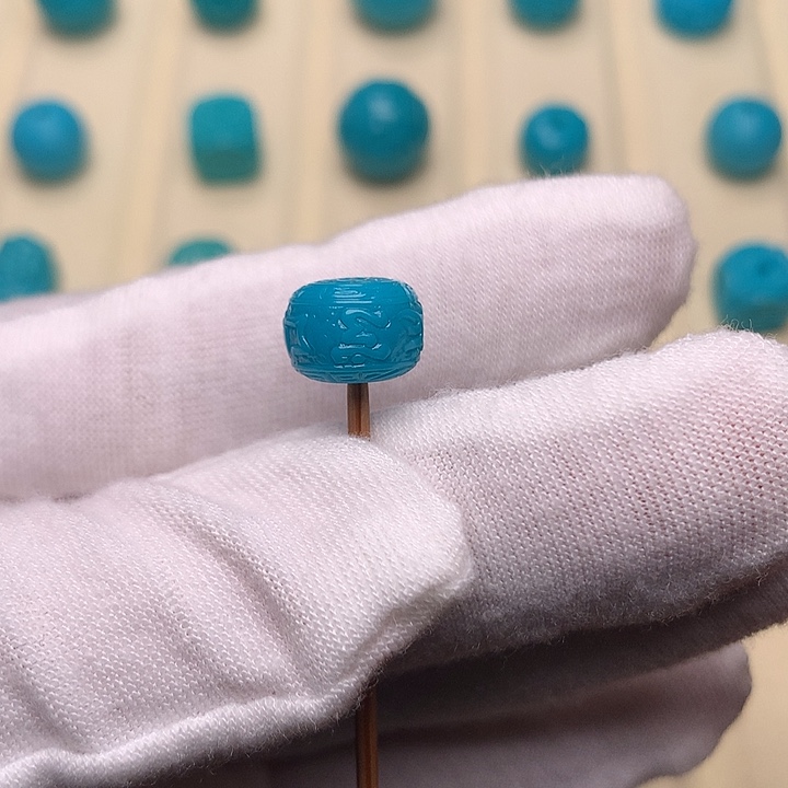 绿松石未镶嵌绿松石六字10.6