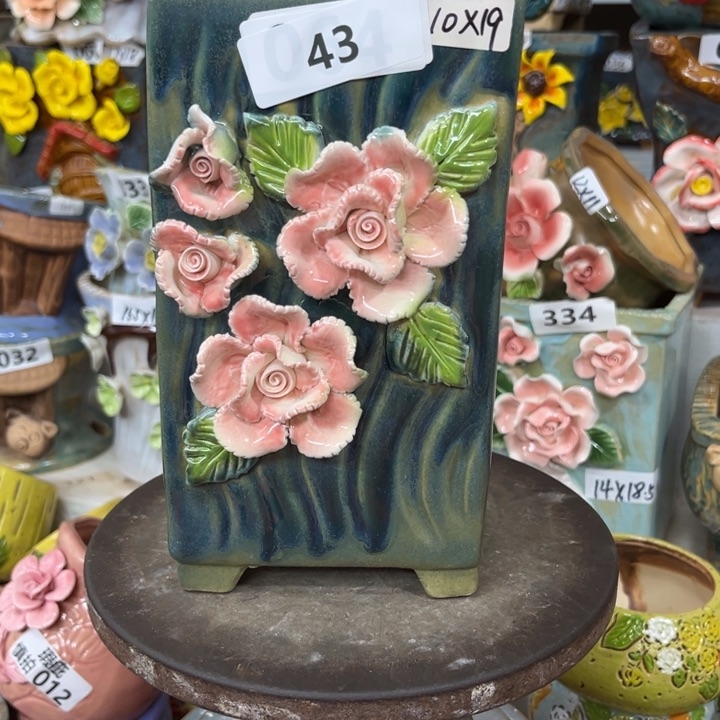 紫砂花盆粗陶材质多肉花盆