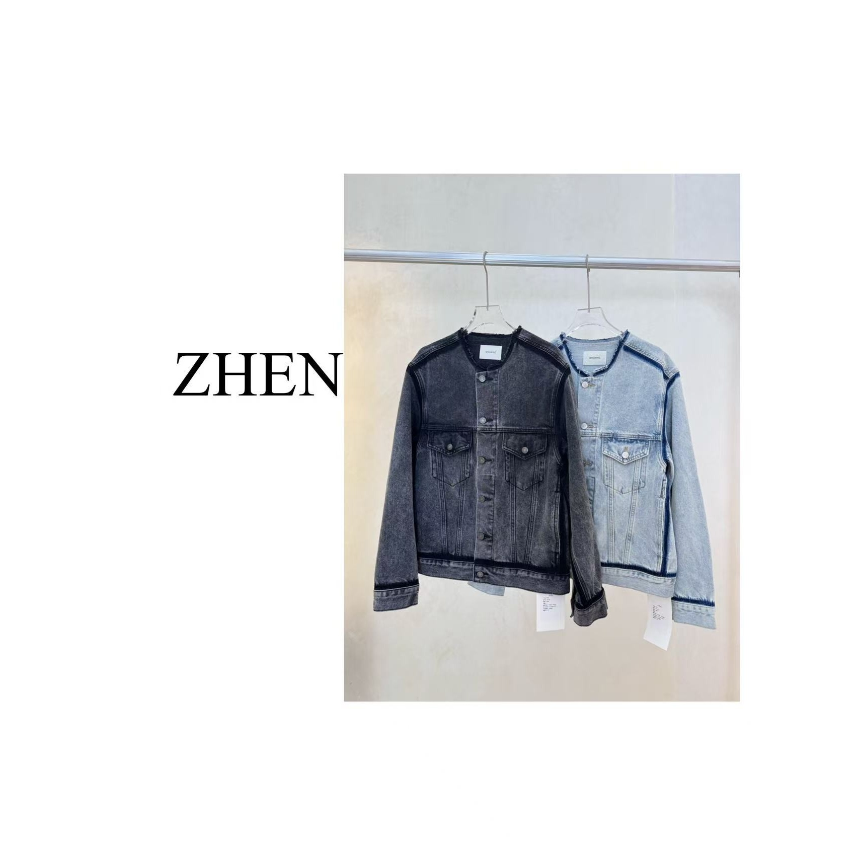 【ZHEN】25K01268 2025新款外套气质时尚百搭休闲设计师女款