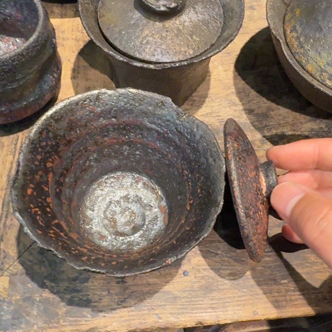 瓷片大土老师砂器柴烧器物