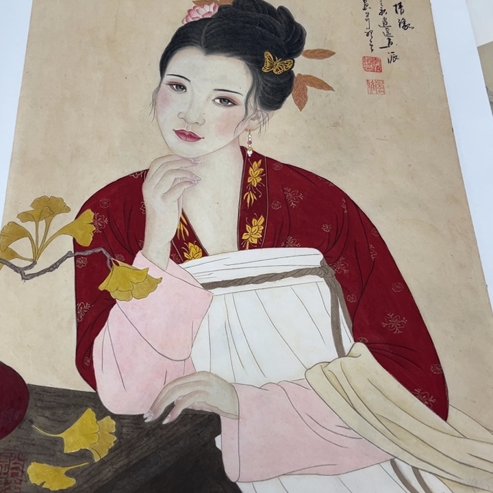 国画绘画手绘作品