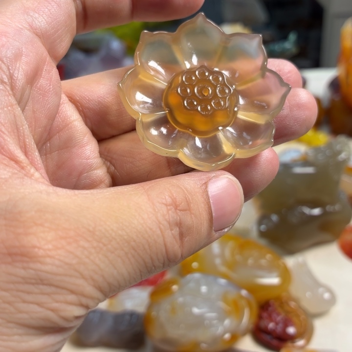 玛瑙/玉髓未镶嵌吊坠(不含链)