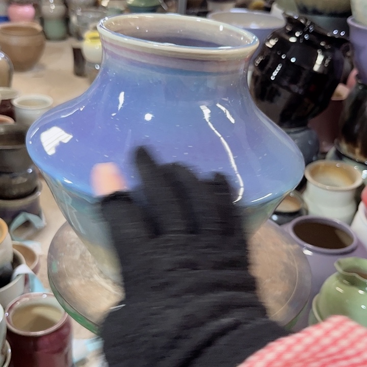 瓶口11高23无孔景德镇陶瓷满29包邮