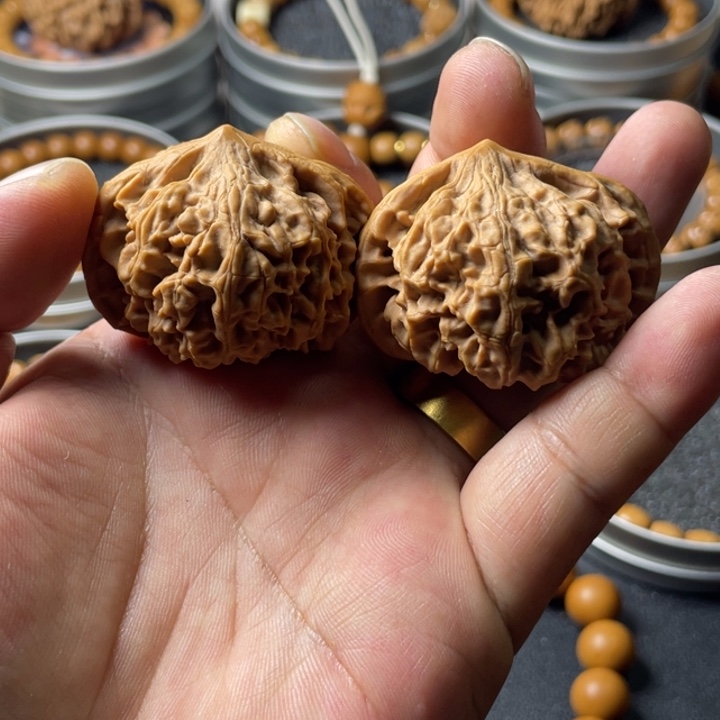 猴头核桃手串福利鸡心核桃42