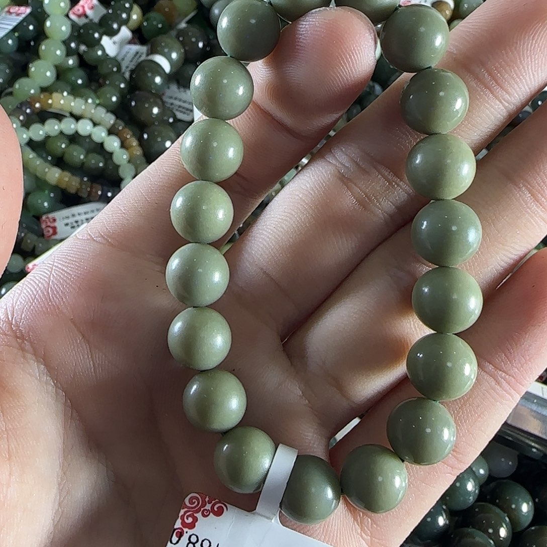 和田玉手链未镶嵌174